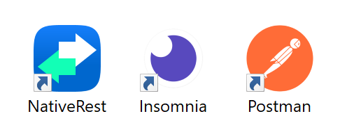 Comparison of NativeRest, Insomnia and Postman (Apps shortcuts)